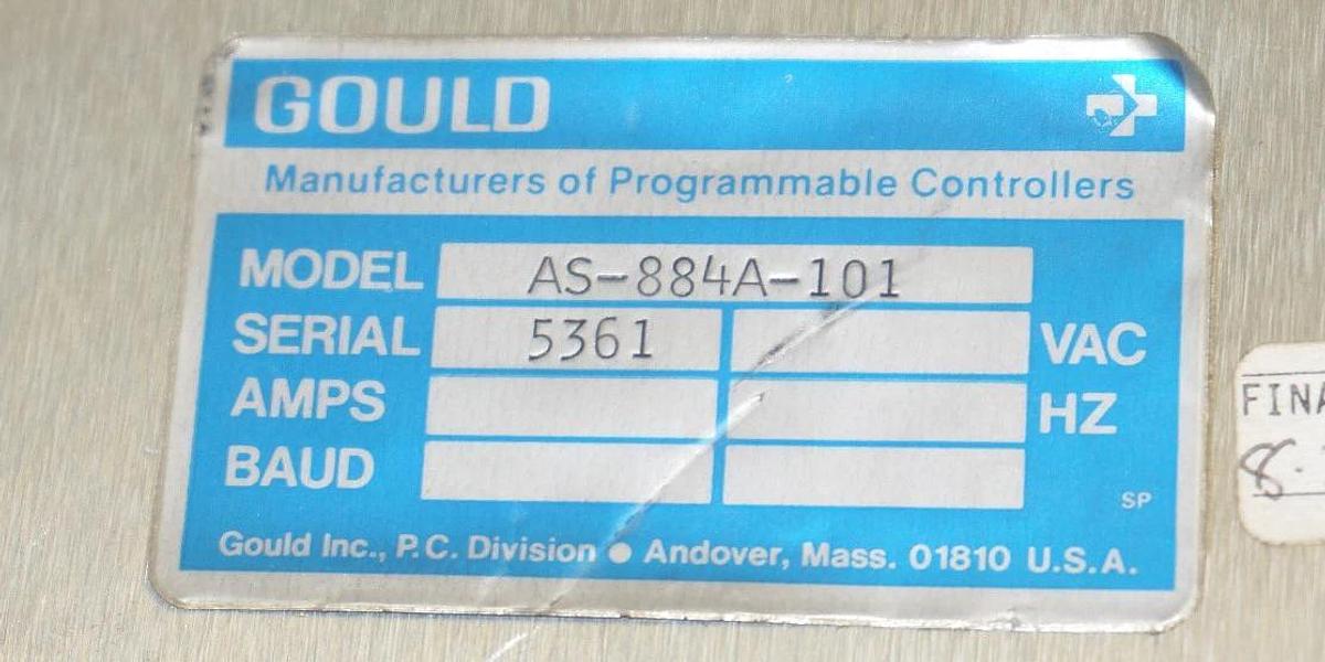 Used MODICON AS-884A-101 CPU MODULE AS884A101