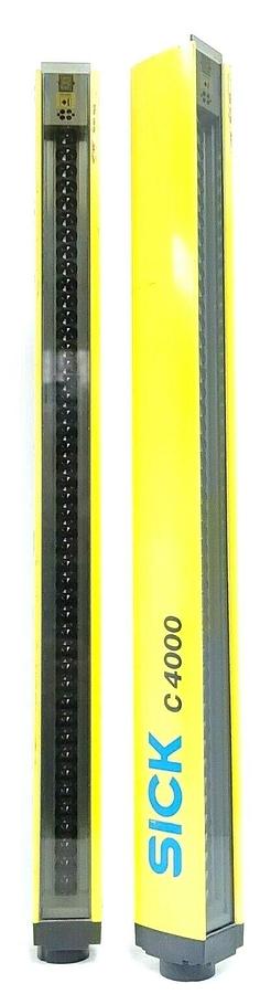 Used LOT OF 2 SICK C4000 SAFETY LIGHT CURTAINS C40S-0403CA010 RANGE: 0...19M
