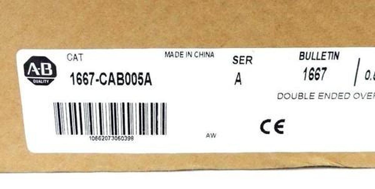 LOT OF 2 NIB ALLEN BRADLEY 1667-CAB005A PANNELCONNECT MODULE CABLES SER A