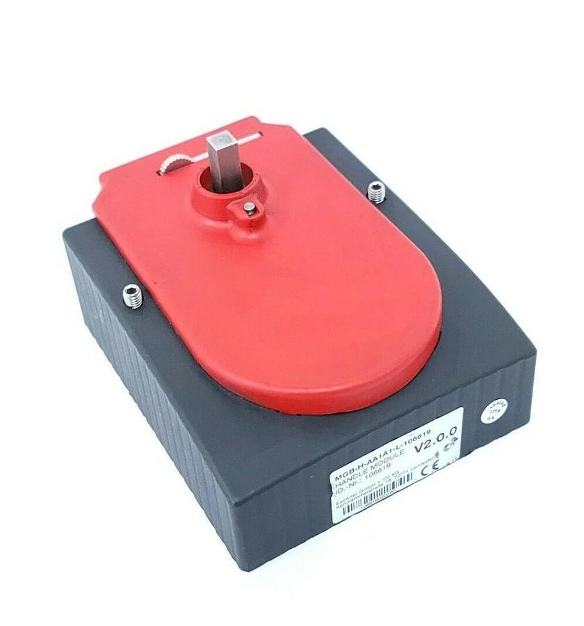 Used EUCHNER MGB-H-AA1A1-L-106619 HANDLE MODULE ID. NO. 106619 V2.0.0