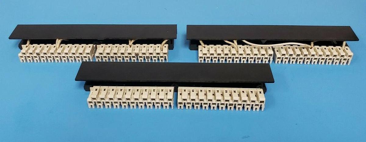 Used LOT OF 3 COOPER USD 15173-1 / 15173-2 TERMINAL BLOCK WIRING ARM ASSEMBLIES