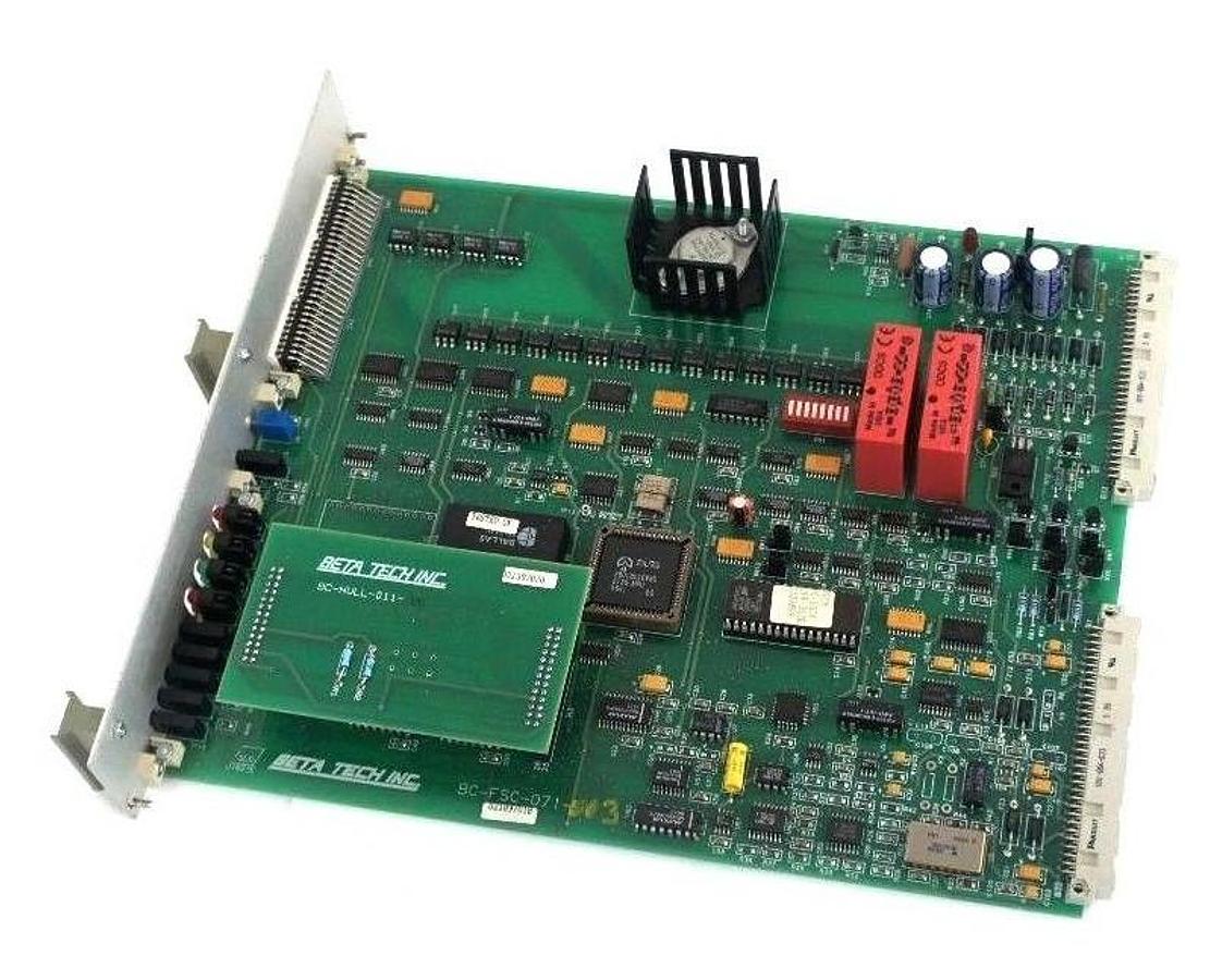 Used BETA TECH BC-FSC-071-003 SPINDLE CARD MODULE W/ BC-NULL-011-001 PC BOARD