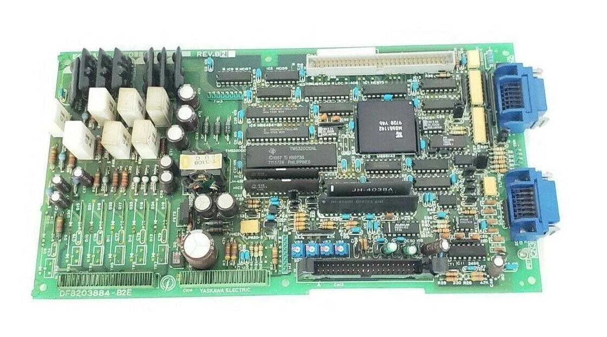 Used YASKAWA ELECTRIC CACR-HRCD10BB PC BOARD REV. B25, DF8203884-B2E