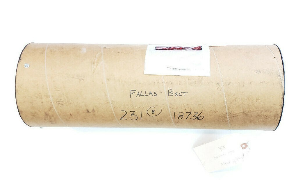 Used NEW FALLAS INTRALOX 12141055 CONVEYOR BELT, 231 8 18736, SERIES 1100, 21" X 10'