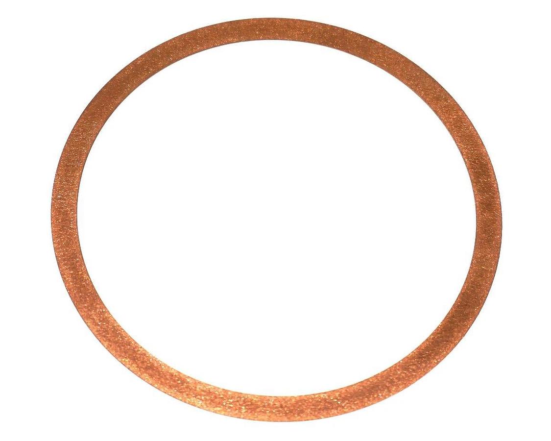 Used NEW MPW EMERSON PROCESS 17A1589X012 GASKET- 4.06X4.59X.03 COPPER