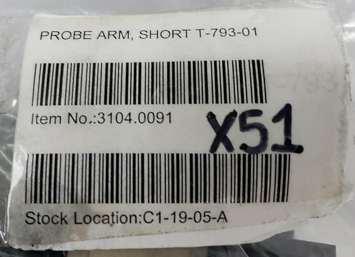 Used LOT OF 51 NEW GENERIC 3104.0091 PROBE ARMS, SHORT T-793-01