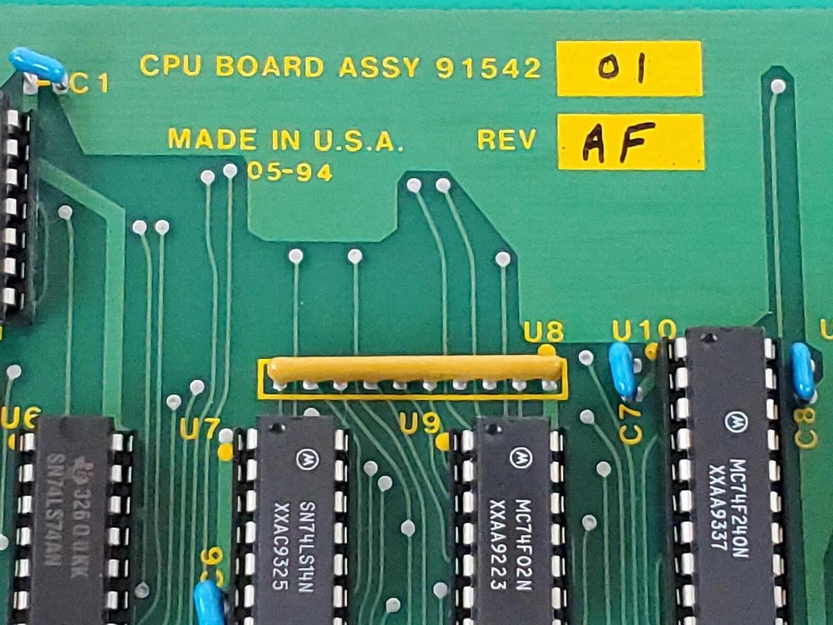 Refurbished HATHAWAY CORP. 91542-01 CPU BOARD REV. AF 9154301V 9154201 (REPAIRED)