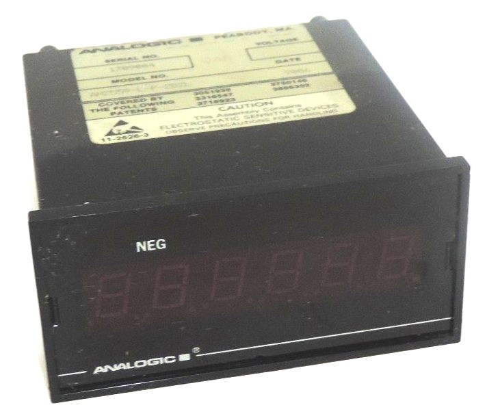 Used ANALOGIC AN2559-L-P-2DZL DIGITAL METER AN2559LP2DZL DATE 9006