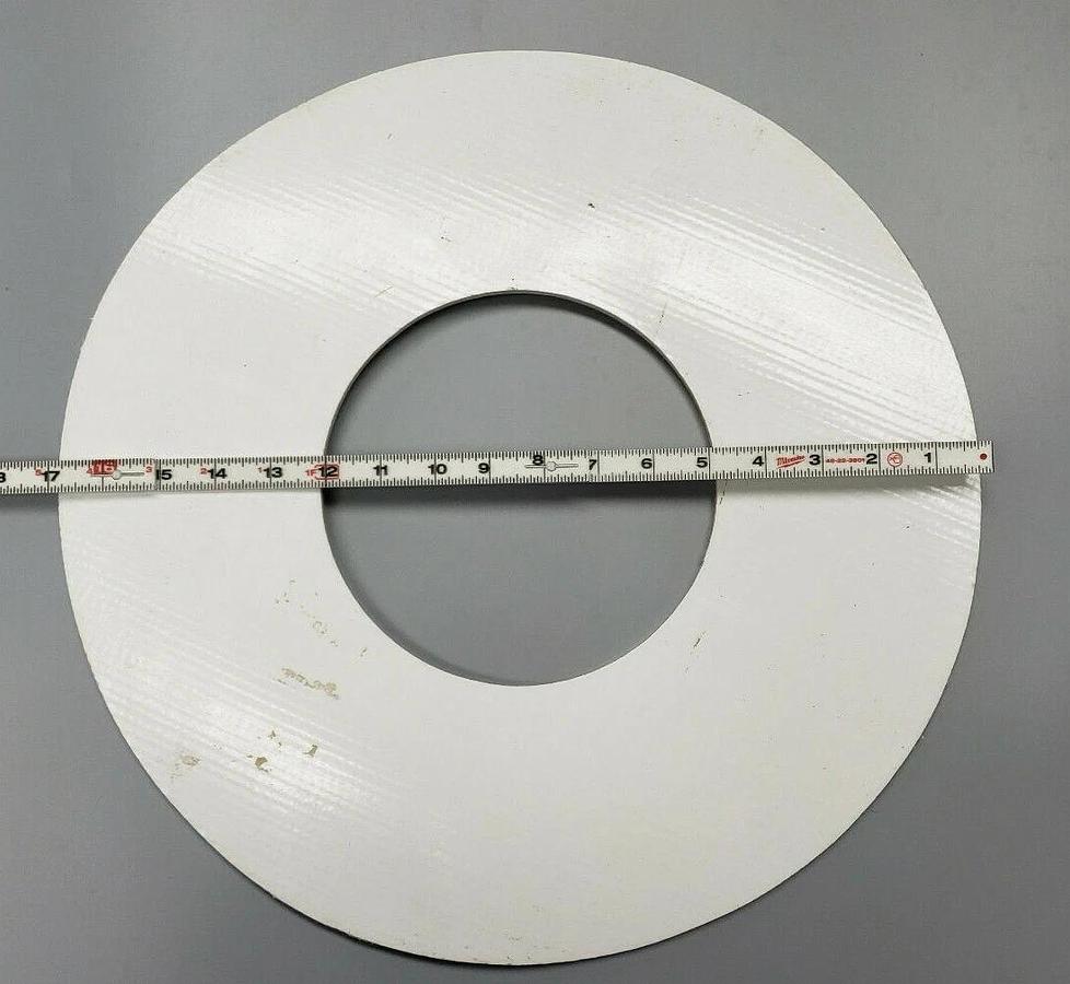 Used GENERIC CLNR 5007 RINGS, RUBBER DIE F 323-10 WHITE BELT 17" OD W/ ELEVATOR BOLTS