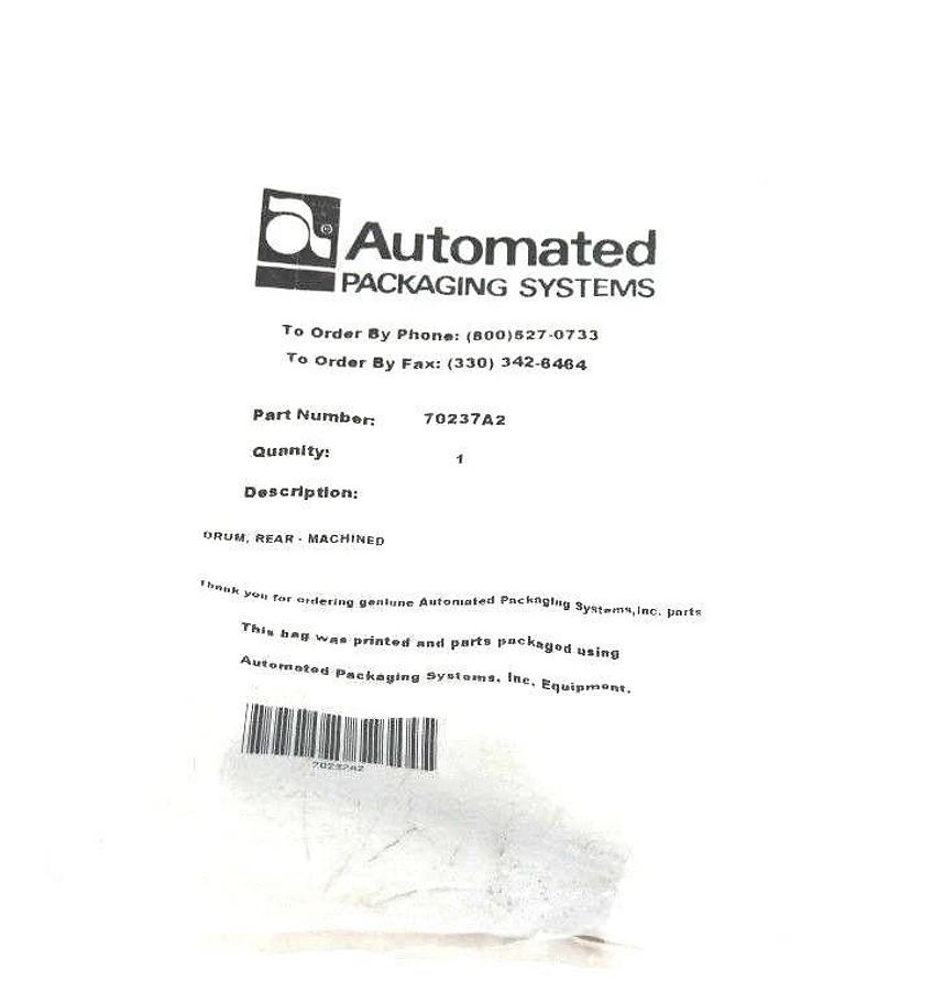 Used NEW AUTOMATED PACKAGING SYSTEMS 70237A2 DRUM, REAR MACHINED