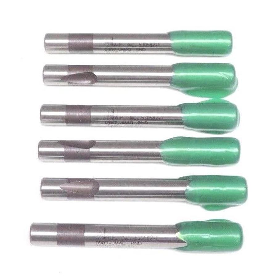 LOT OF 6 NEW AIP INC. 530582-1 PUNCHES 0987-JMA0 RND, 10X90, P=9.50, 5305821