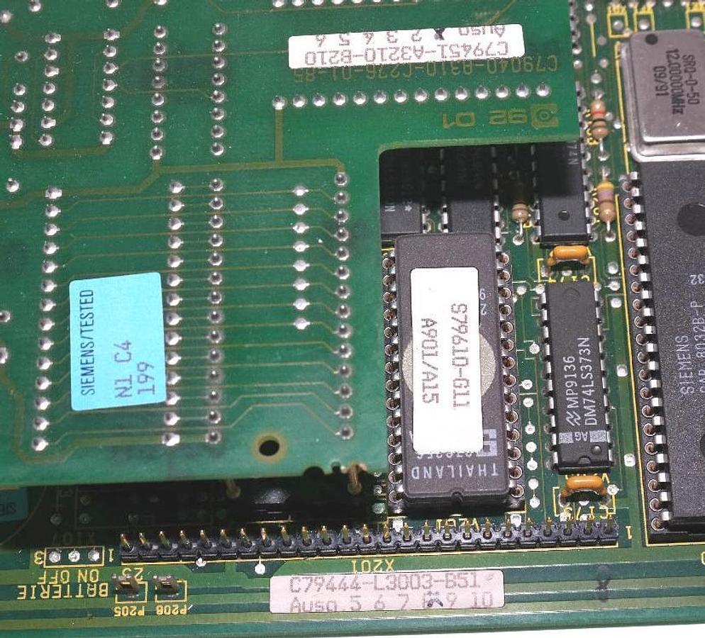 Used SIEMENS C79444-L3003-B51 PC BOARD C79451-A3210-B210, C79040-0310-C019-02-87