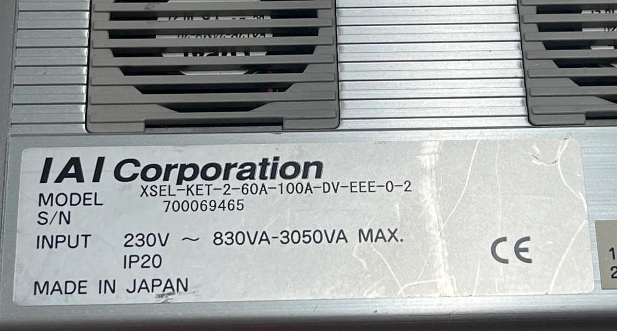 Used IAI X-SEL Controller XSEL-KET-2-60A-100A-DV-EEE-0-2 | 2-Axis DeviceNet 60W/100W