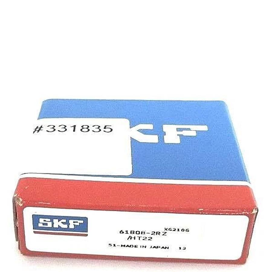 Used NIB SKF 61808-2RZ/HT22 BALL BEARING DEEP GROOVE SINGLE ROW 40X52X7MM, 61808-2RZ