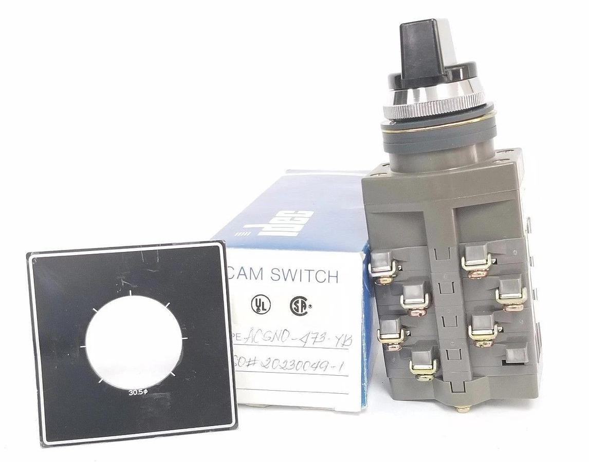 Used NIB IDEC ACSNO473YB CAM SWITCH ACSNO