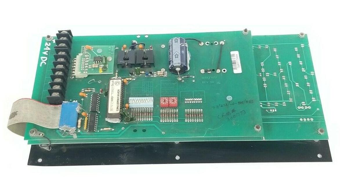 Used VORNE INDUSTRIES M114/V77 DISPLAY ASSEMBLY REV. 20 77/232/-0-485/485 V188-2