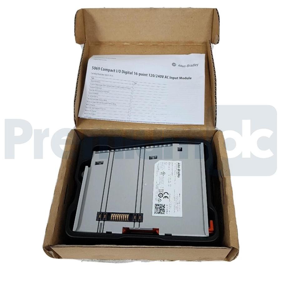 Allen Bradley 5069-IA16 /A CompactLogix 5000 I/O AC Input Module 16Pt 120V NSMP 889508141602
