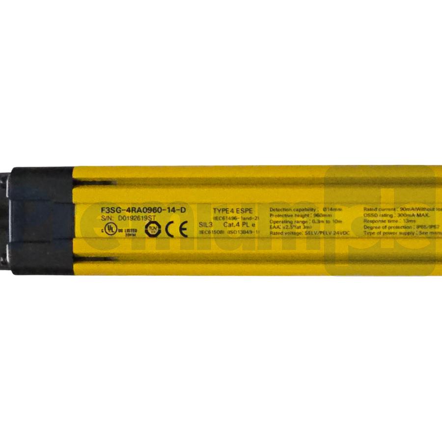 Used OMRON STI F3SG-4RA0960-14-D F3SG-RA SAFETY LIGHT CURTAIN RECEIVER 24VDC NSNP