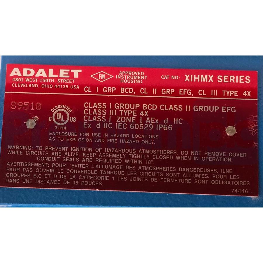 Intek Rheotherm 400-X-BF/2I Dispersion Flow Switch | 120VAC | 1" 150# RF BF/2I