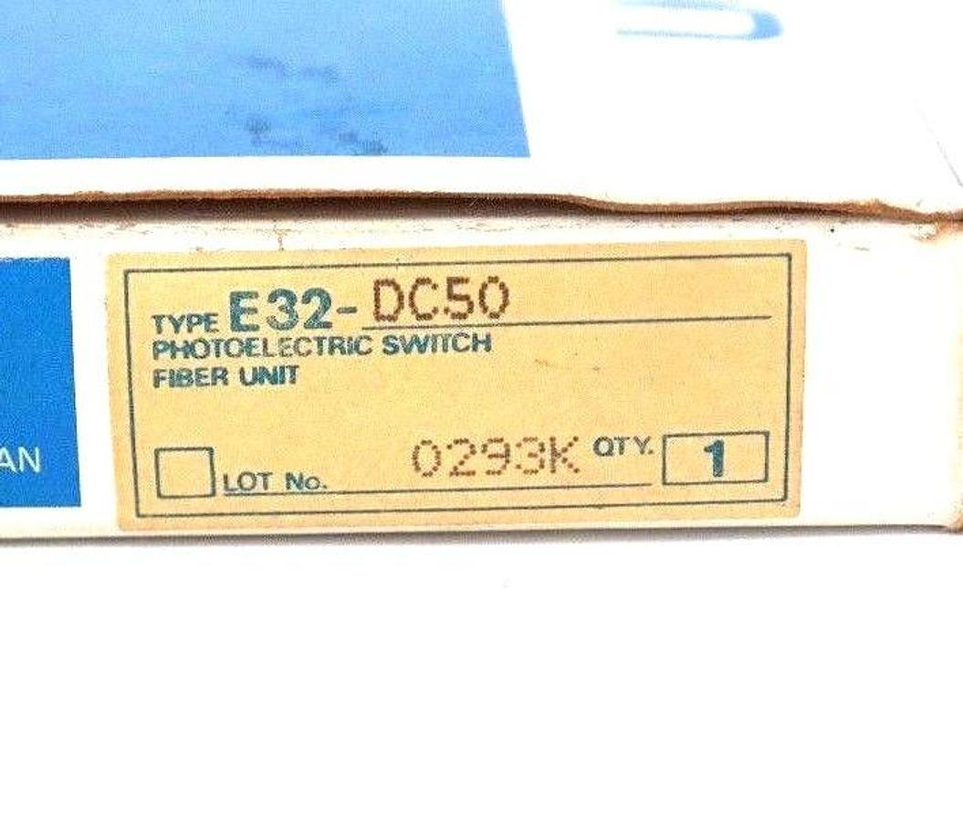 NIB OMRON E32-DC50 FIBER OPTIC CABLE E32DC50