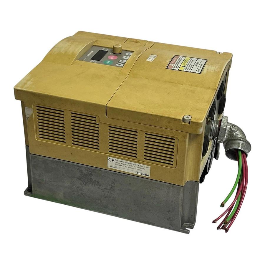 Used Toshiba VFS7-4022UPL Transistor Inverter 3HP 2.2kW 400V Class