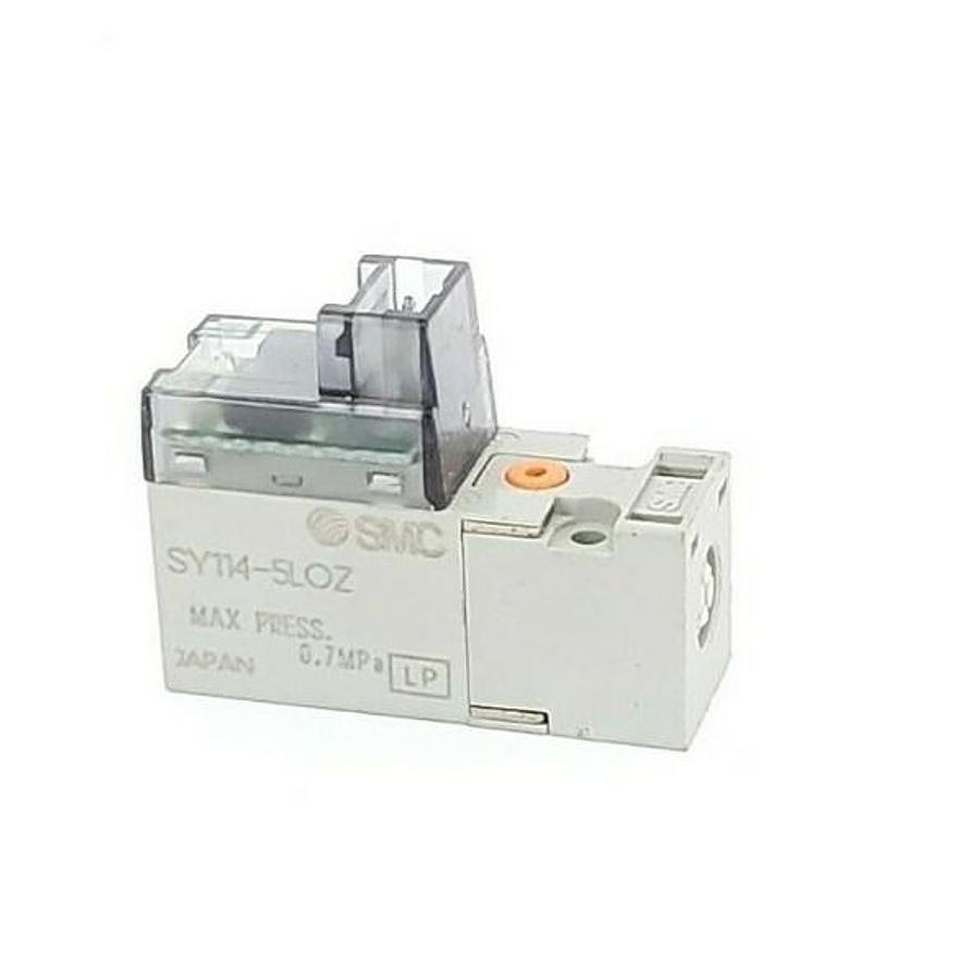 Used SMC SY114-5LOZ SOLENOID VALVE SY1145LOZ, 24VDC, 0.7MPa