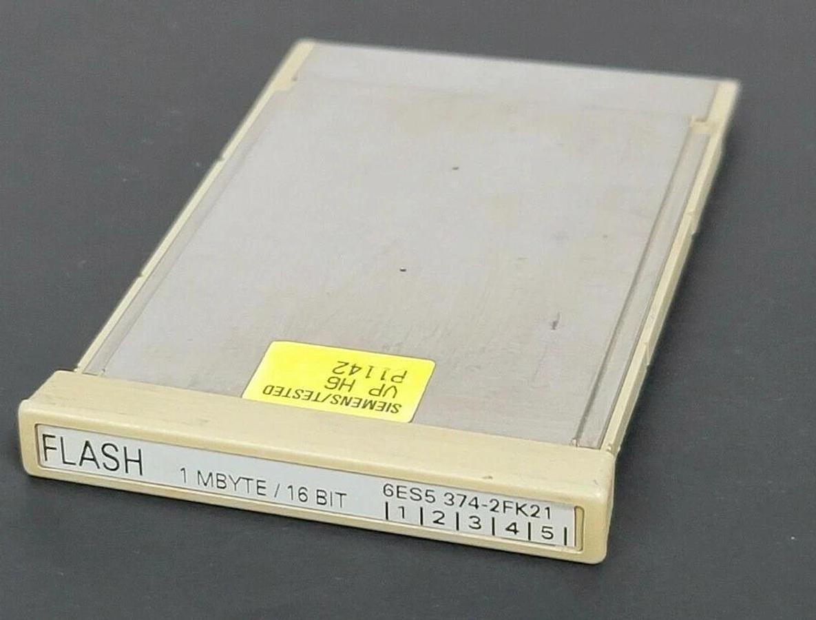 Used SIEMENS 6ES5-374-2FK21 SIMATIC S5 MEMORY CARD FLASH 1 MBYTE/16 BIT, 6ES53742FK21