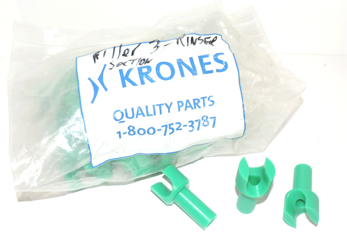 Used LOT OF 40 NEW KRONES 1-563-32-008-0 SLIDING BLOCKS 13123744, 0002117375