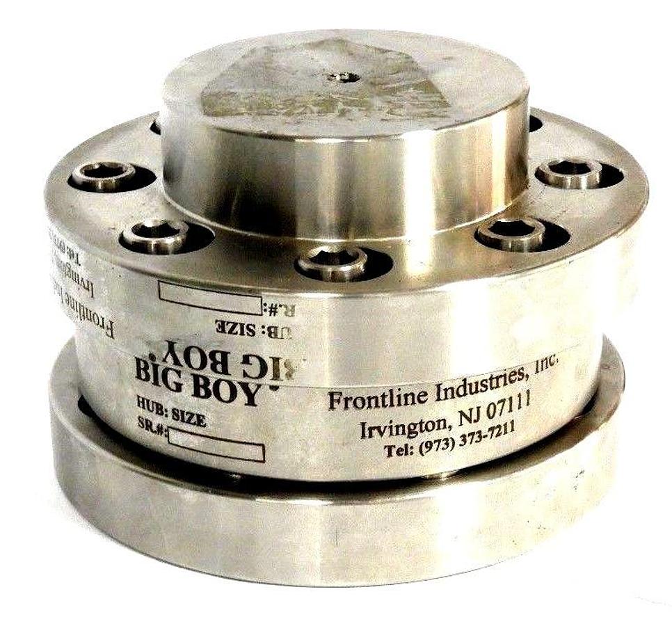 Used NEW FRONTLINE INDUSTRIES INC. BIG BOY STAINLESS STEEL SPACER COUPLING