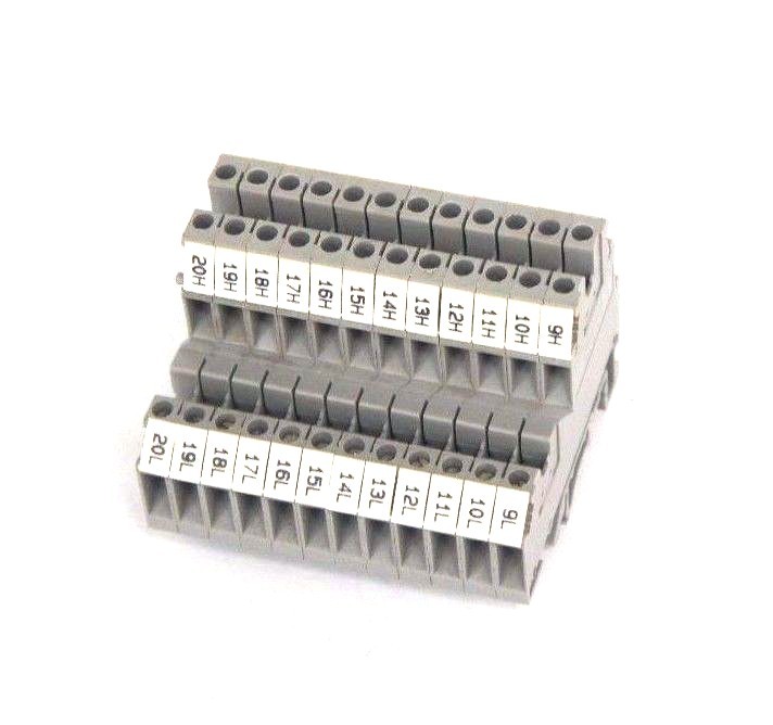 Used LOT OF 12 PHOENIX CONTACT 2771146 UKKB 5 TERMINAL BLOCKS