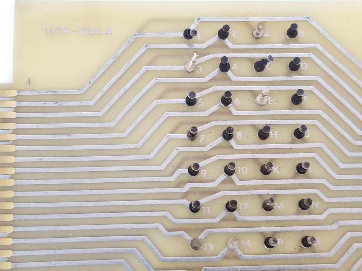 Used TOCCO 1579-4124 A EXTENDER BOARD 1579-0124, 1579-4124A, 15794124A
