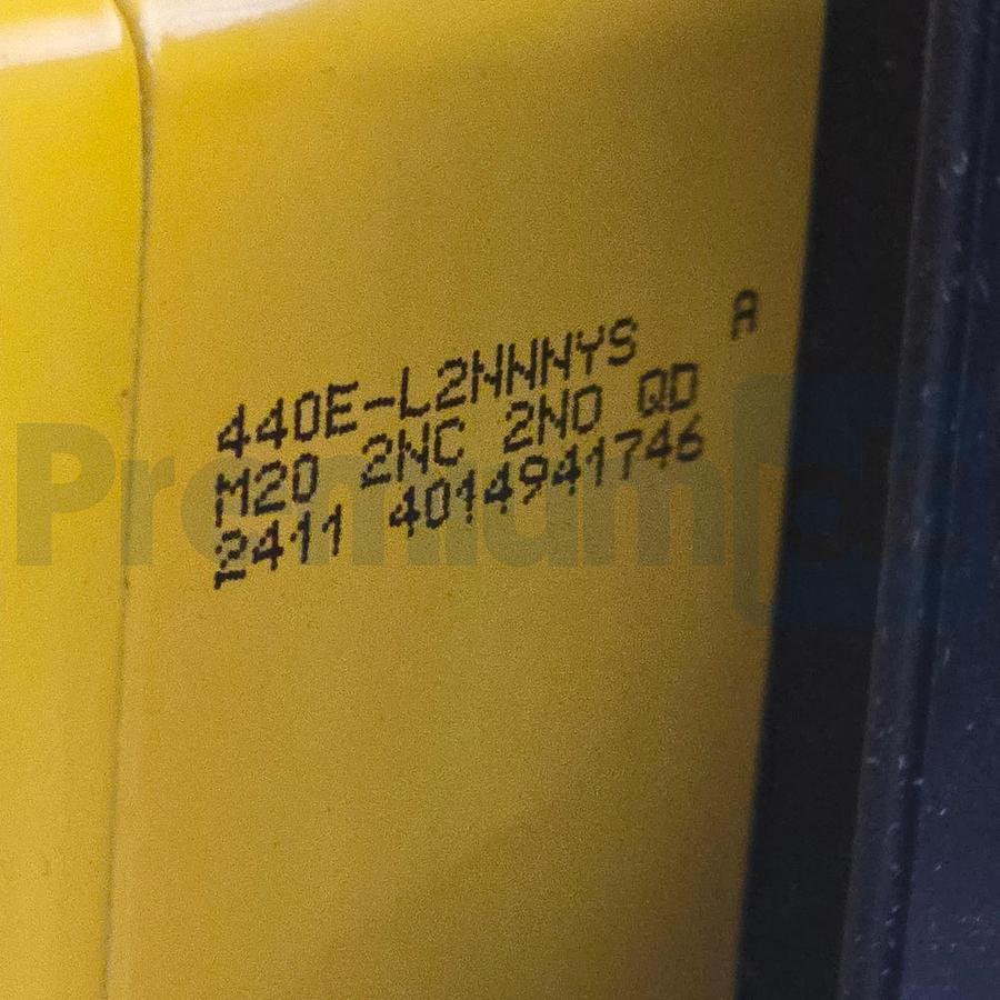 Used Allen Bradley 440E-L2NNNYS /A Guardmaster Lifeline 4 Switch 2NC/2NO M20 QD