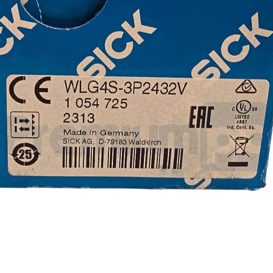 SICK WLG4S-3P2432V Photoelectric Sensor 1054725 Inox Washdown 0-3m Range NSMP