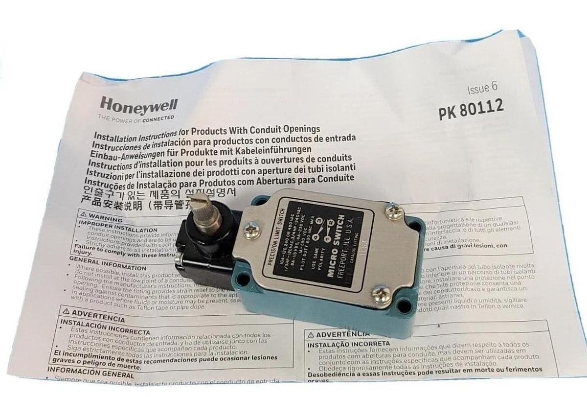 Used NIB HONEYWELL 1LS2 LIMIT SWITCH