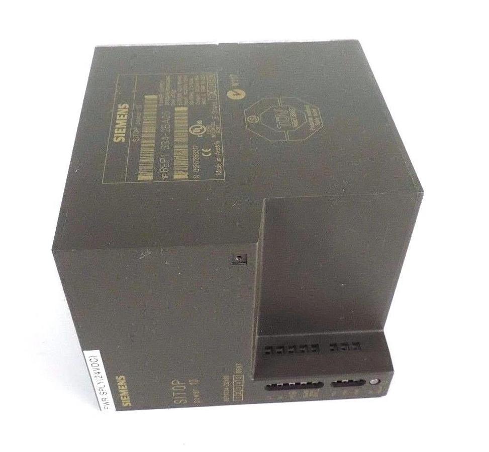 Used SIEMENS 6EP1 334-2BA00 SITOP POWER SUPPLY 24VDC, 220VAC, 6EP13342BA00