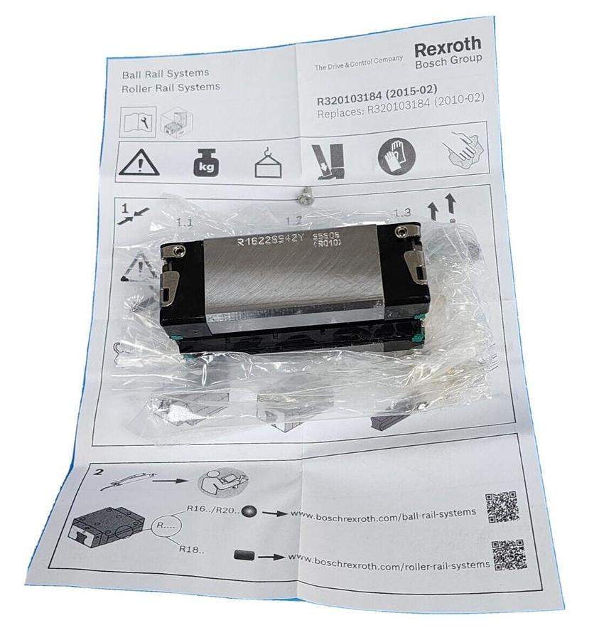 NIB REXROTH R16228942Y LINEAR RUNNER BLOCK KWD-020-SNS-C0-N-1