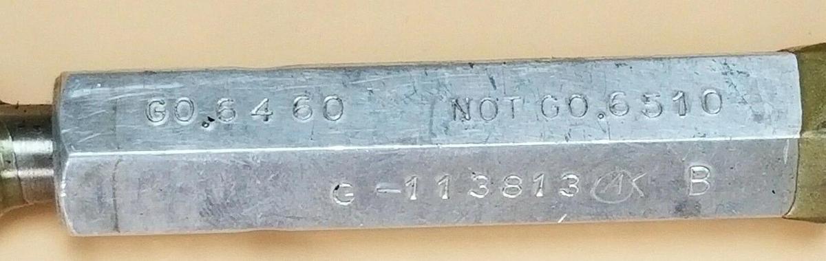 NO GO GO.6460 NOT GO GO.6510, G-113813 HALL GAUGE