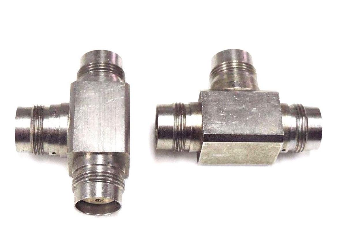 Used 2 AMPHENOL 82-5677 TWIN COAXIAL CONNECTORS 825677