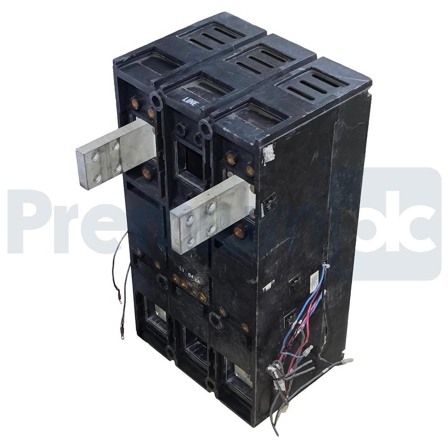 Used Westinghouse PB22500F 2500A 2-Pole 600V Circuit Breaker 654D456G05 w/ 2000A Trip