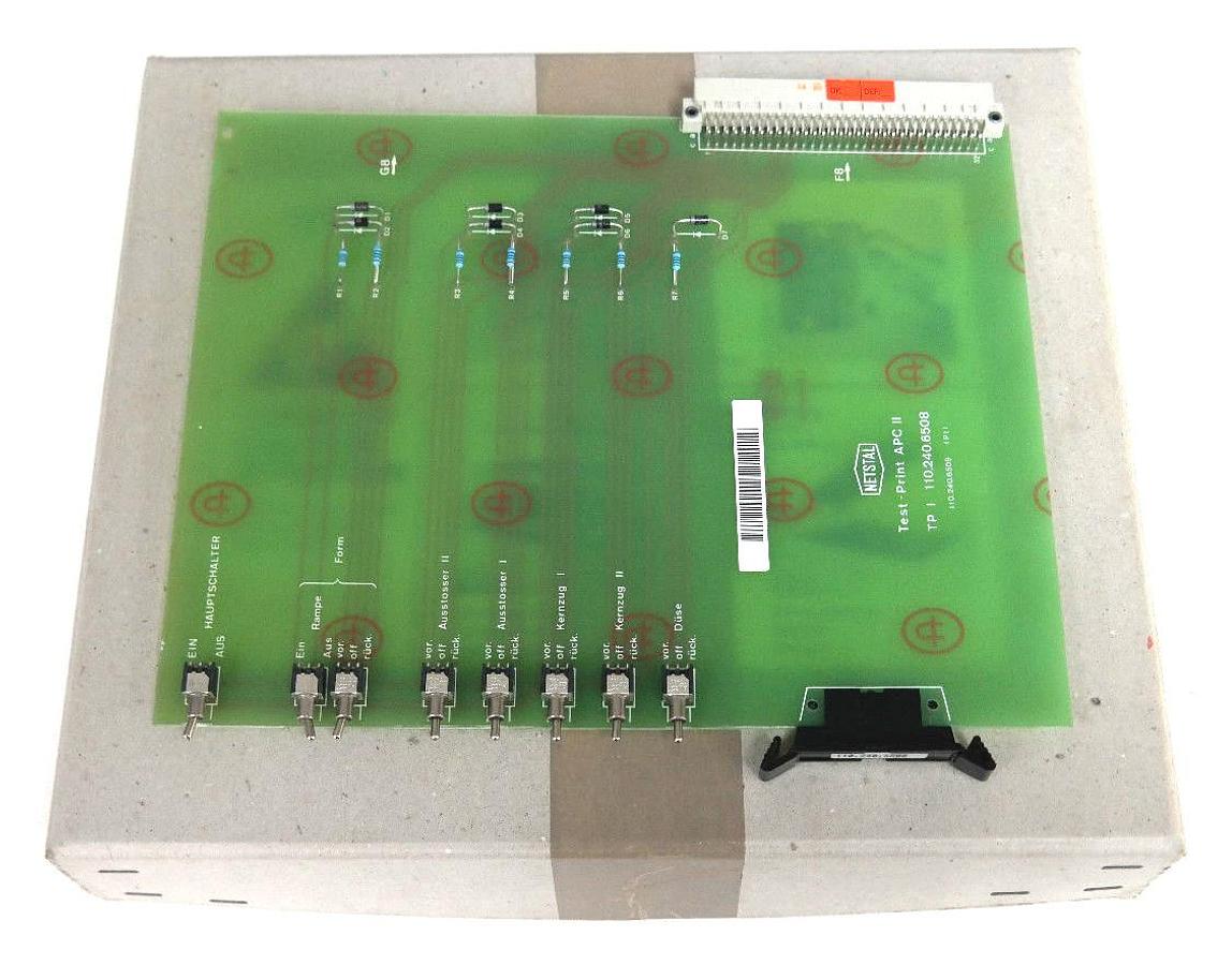 Used NIB NESTAL 110.240.6508 TEST-PRINT APC II CIRCUIT BOARD 1102406508