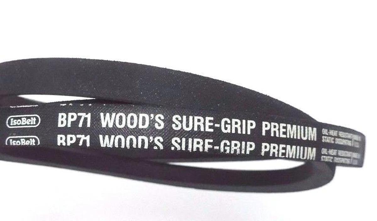 Used LOT OF 3 NEW TB WOOD'S BP71 SURE-GRIP V-BELTS 21/32'' WIDTH 73.8'' LENGTH