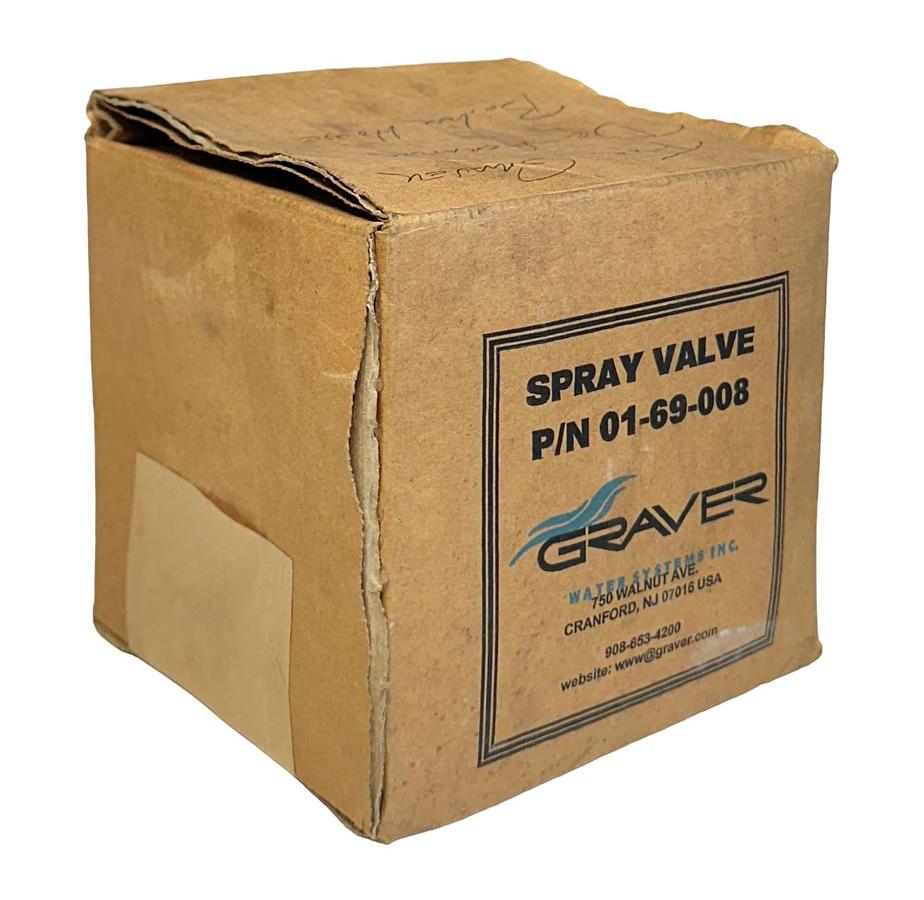 Used GRAVER WATER SYSTEMS 01-69-008 / 0169008 SPRAY VALVE FOR DEAERATOR NSMP