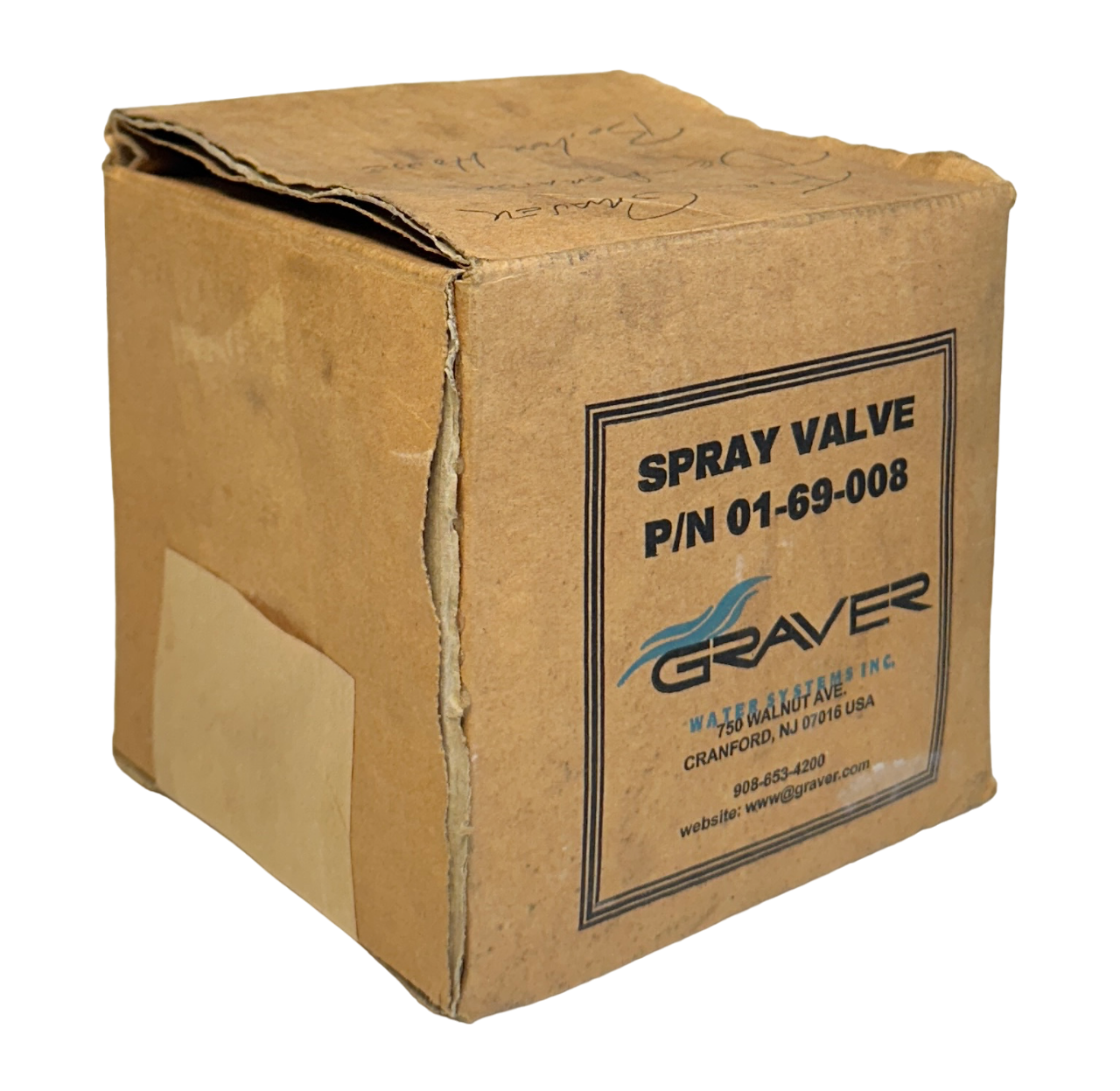 Used GRAVER WATER SYSTEMS 01-69-008 / 0169008 SPRAY VALVE FOR DEAERATOR NSMP