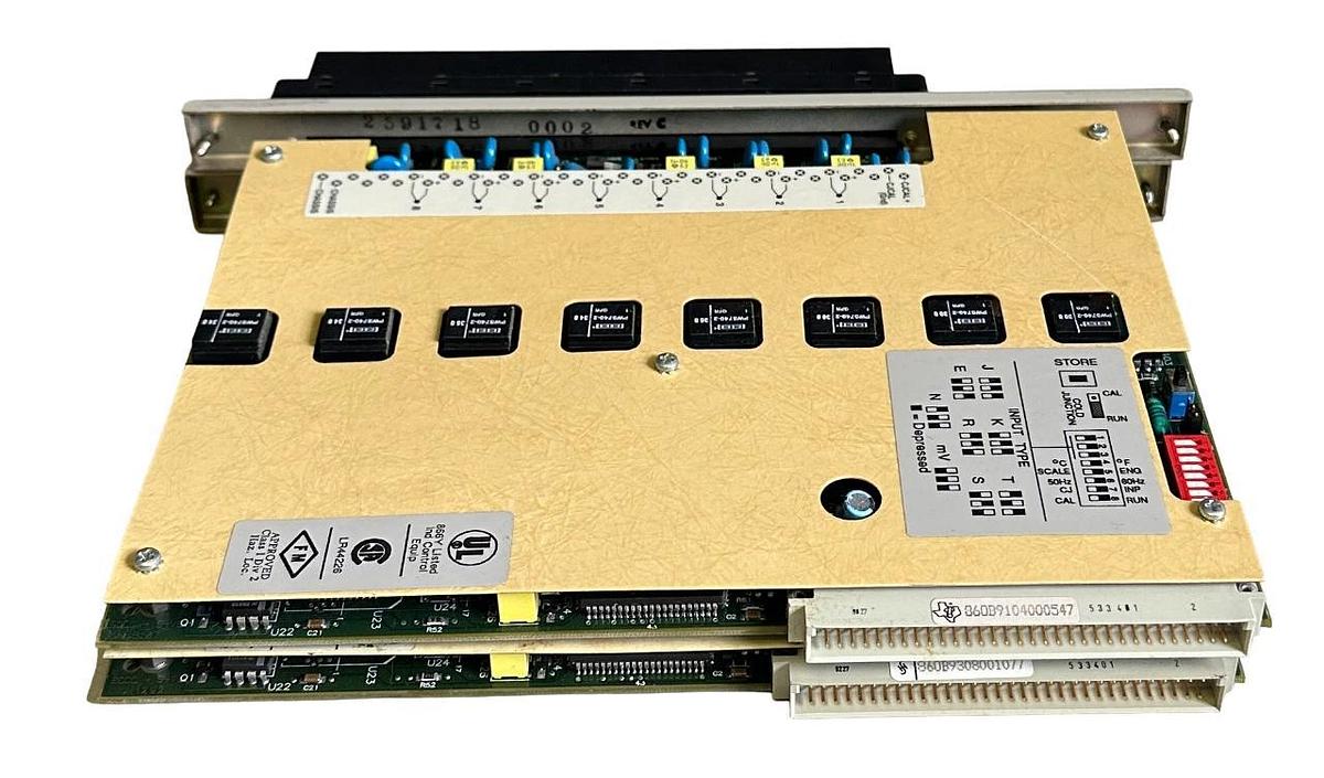 Used 2 SIEMENS TEXAS INSTRUMENTS 505-7028 / 5057028 8-PT 505 ISOLATED TC/mV MODULE