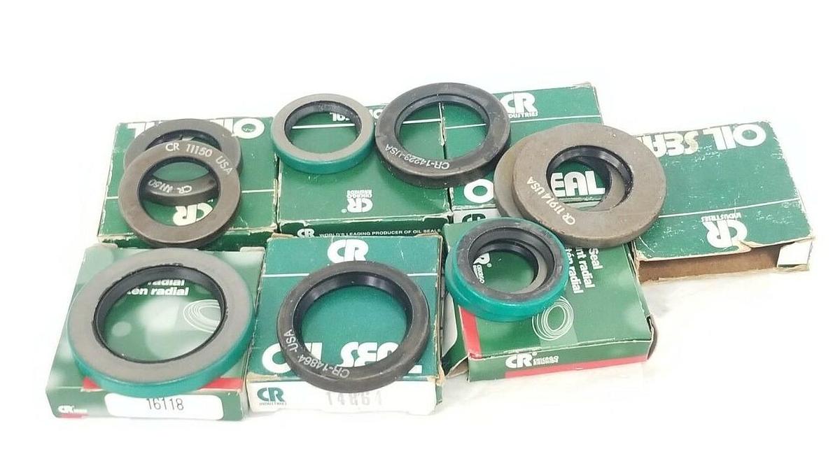 Used LOT OF 10 NEW CHICAGO RAWHIDE OIL SEALS 11914 9307 11123 14223 11150 14864 16118
