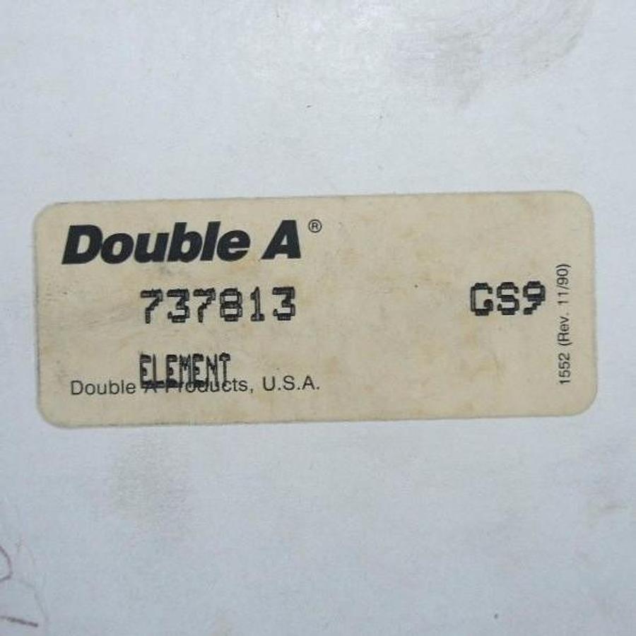 Used NIB DOUBLE A 737813 HYDRAULIC FILTER ELEMENT GS9