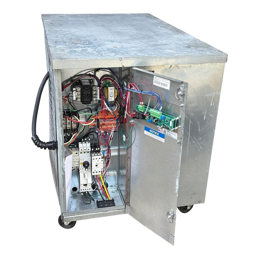 Used TempTek CF-2W 2 Ton Water Cooled Portable Chiller 460V 3PH R410A