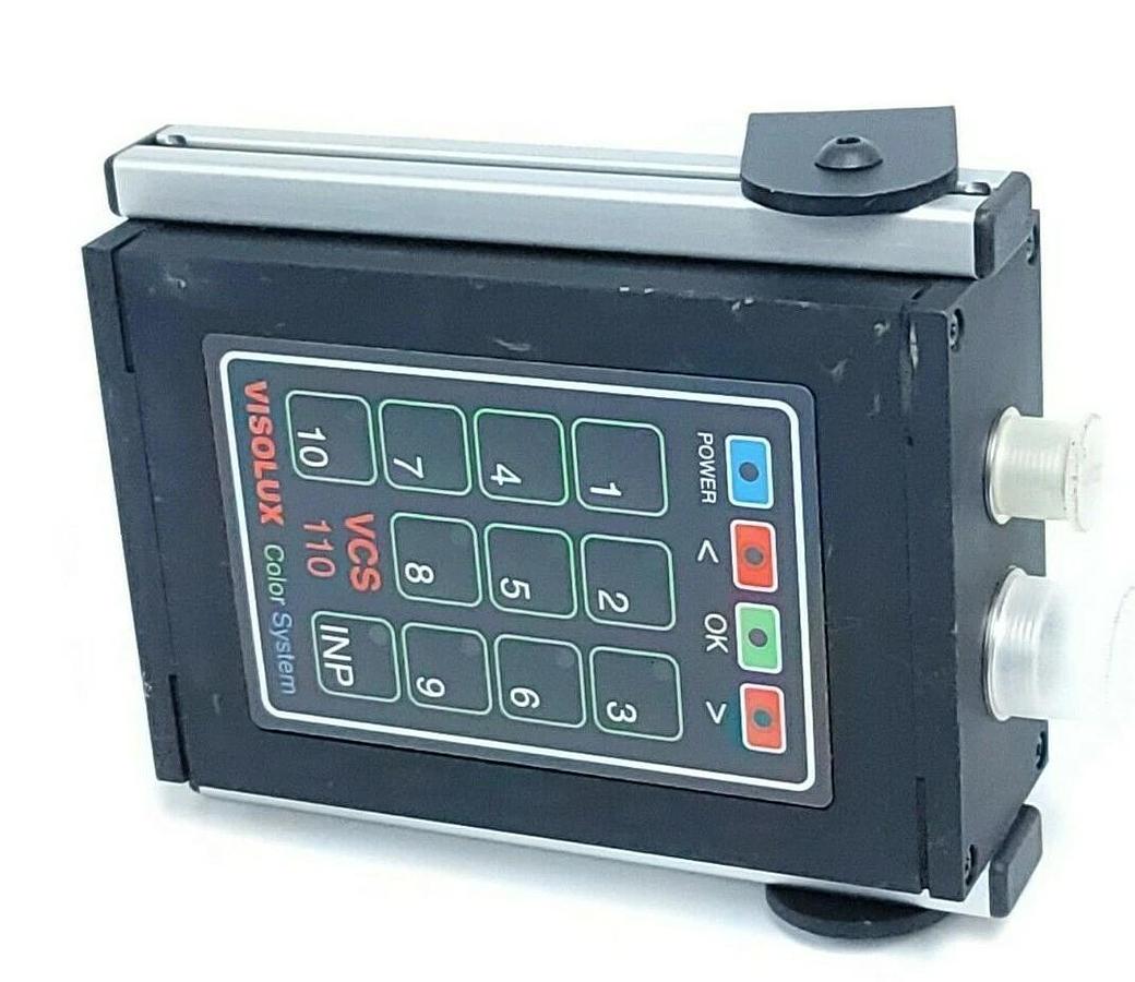 Used PEPPERL+FUCHS VISOLUX VCS110-5K P/N 416820 COLOR SYSTEM 18-30VDC VCS1105K