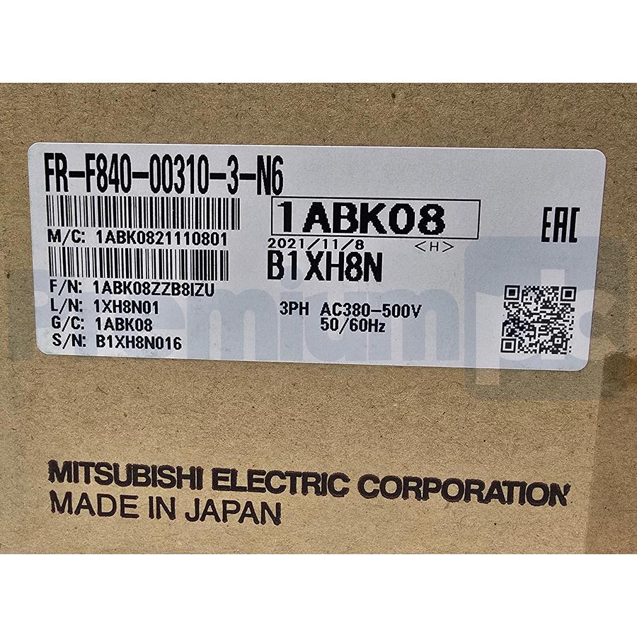 Mitsubishi FR-F840-00310-3-N6 FREQROL FR-F800 Inverter VFD 29A/15kW/20HP 3P NSMP