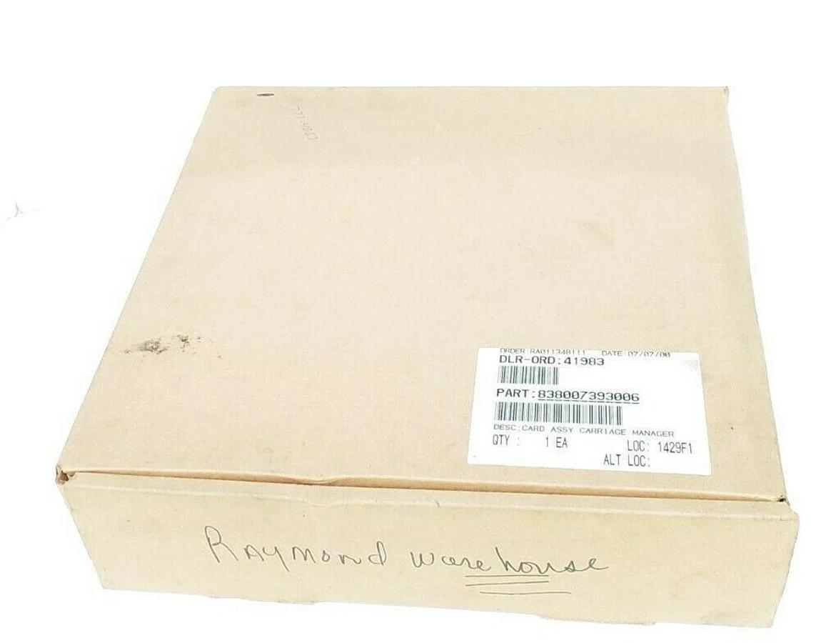 Used RAYMOND 838-004-362E CARRIAGE MANAGER DISTRIBUTION BOARD 9209170033 WPAWPI6CR